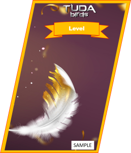 Gold:<br>Level Feathers
